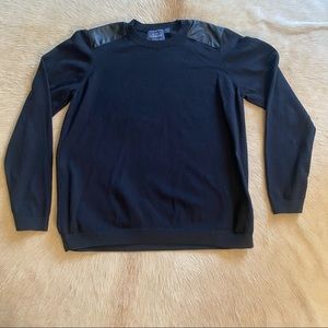 Topman Black Sweater Man/Woman Size XL